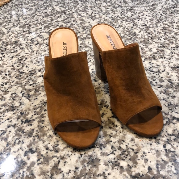 Cognac slip on mules - Picture 6 of 10